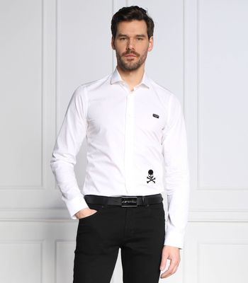Koszula męska Philipp Plein ze sklepu: Gomez Fashion Store w kategorii: Koszule męskie - zdjęcie 874714-BD9-10338_PN231M000041001