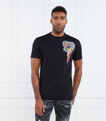 T-shirt męski wiosenny Philipp Plein ze sklepu: Gomez Fashion Store w kategorii: T-shirty męskie - zdjęcie 874714-BD9-10338_PN231M000048002