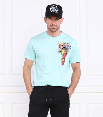 T-shirt męski młodzieżowy Philipp Plein ze sklepu: Gomez Fashion Store w kategorii: T-shirty męskie - zdjęcie 874714-BD9-10338_PN231M000048082