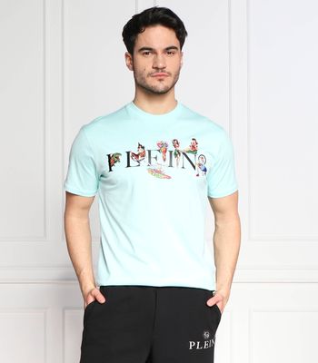 T-shirt męski młodzieżowy Philipp Plein ze sklepu: Gomez Fashion Store w kategorii: T-shirty męskie - zdjęcie 874714-BD9-10338_PN231M000049082