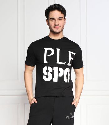 T-shirt męski wiosenny Plein Sport ze sklepu: Gomez Fashion Store w kategorii: T-shirty męskie - zdjęcie 874714-BD9-10338_PS231M000021029