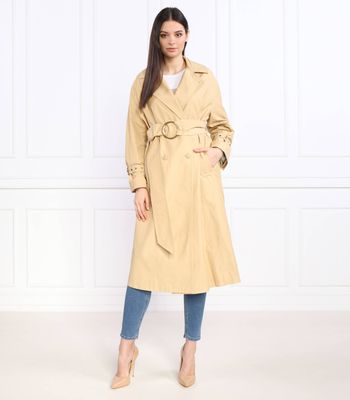 Płaszcz damski na jesień Twinset ze sklepu: Gomez Fashion Store w kategorii: Płaszcze damskie - zdjęcie 874714-BD9-10338_TS231W000026625