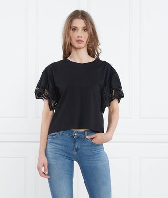 Twinset - Bluzka damska ze sklepu: Gomez Fashion Store w kategorii: Bluzki damskie - zdjęcie 874714-BD9-10338_TS232W000021842