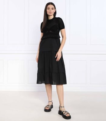 Twinset - Sukienka elegancka ze sklepu: Gomez Fashion Store w kategorii: Sukienki - zdjęcie 874714-BD9-10338_TS232W000031842