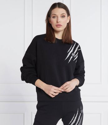 Bluza damska casualowa na jesień Plein Sport ze sklepu: Gomez Fashion Store w kategorii: Bluzy damskie - zdjęcie 874714-BD9-10338_PS231W000003102