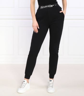 Spodnie damskie Philipp Plein ze sklepu: Gomez Fashion Store w kategorii: Spodnie damskie - zdjęcie 874714-BD9-10338_PN231W000010002