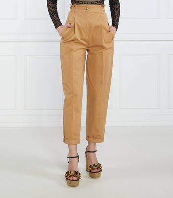 Spodnie damskie casual Elisabetta Franchi ze sklepu: Gomez Fashion Store w kategorii: Spodnie damskie - zdjęcie 874714-BD9-10338_EF231W000057587