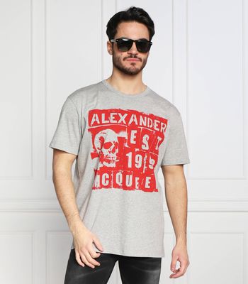 T-shirt męski na wiosnę Alexander McQueen ze sklepu: Gomez Fashion Store w kategorii: T-shirty męskie - zdjęcie 874714-BD9-10338_AQ231M000022094