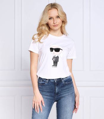 Bluzka damska Karl Lagerfeld ze sklepu: Gomez Fashion Store w kategorii: Bluzki damskie - zdjęcie 874714-BD9-10338_KL231W000190100