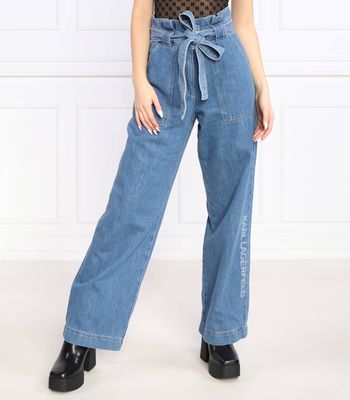 Karl Lagerfeld - Jeansy damskie w miejskim stylu ze sklepu: Gomez Fashion Store w kategorii: Jeansy damskie - zdjęcie 874714-BD9-10338_KL231W000205294