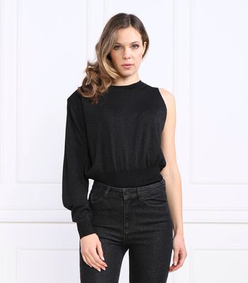 Sweter damski na zimę Karl Lagerfeld ze sklepu: Gomez Fashion Store w kategorii: Swetry damskie - zdjęcie 874714-BD9-10338_KL231W000226666