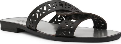 Klapki damskie na lato Karl Lagerfeld ze sklepu: Gomez Fashion Store w kategorii: Klapki damskie - zdjęcie 874714-BD9-10338_KL232W000008000