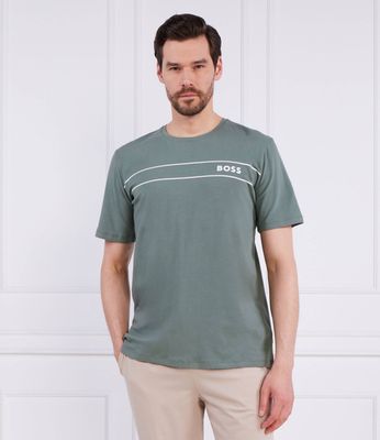 T-shirt męski młodzieżowy casual BOSS BLACK ze sklepu: Gomez Fashion Store w kategorii: T-shirty męskie - zdjęcie 874714-BD9-10338_BW232M000037343