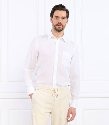 Koszula męska casualowa BOSS ORANGE ze sklepu: Gomez Fashion Store w kategorii: Koszule męskie - zdjęcie 874714-BD9-10338_BO232M000020100