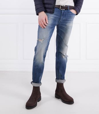 Jeansy męskie wiosenne BOSS ORANGE ze sklepu: Gomez Fashion Store w kategorii: Jeansy męskie - zdjęcie 874714-BD9-10338_BO232M000032420