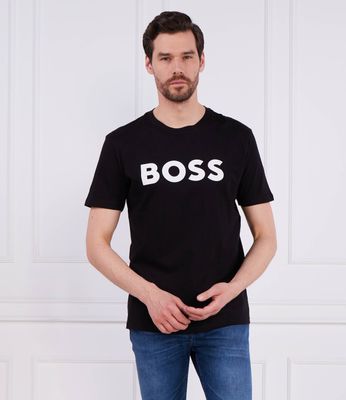 T-shirt męski młodzieżowy na wiosnę BOSS ORANGE ze sklepu: Gomez Fashion Store w kategorii: T-shirty męskie - zdjęcie 874714-BD9-10338_BO232M000005002