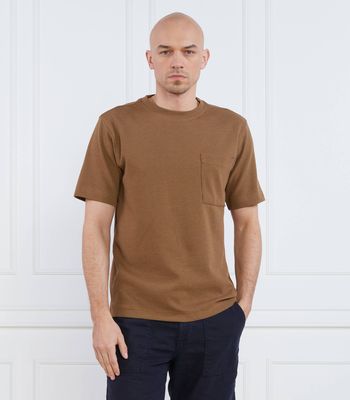 T-shirt męski casual BOSS ORANGE ze sklepu: Gomez Fashion Store w kategorii: T-shirty męskie - zdjęcie 874714-BD9-10338_BO232M000064280
