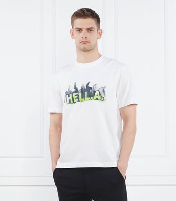 BOSS ORANGE - T-shirt męski ze sklepu: Gomez Fashion Store w kategorii: T-shirty męskie - zdjęcie 874714-BD9-10338_BO232M000083100