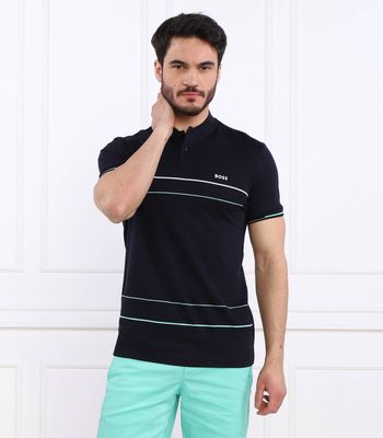 T-shirt męski casual na wiosnę BOSS GREEN ze sklepu: Gomez Fashion Store w kategorii: T-shirty męskie - zdjęcie 874714-BD9-10338_BG232M000048402