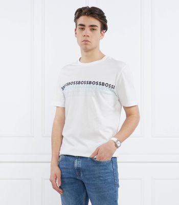 T-shirt męski młodzieżowy BOSS GREEN ze sklepu: Gomez Fashion Store w kategorii: T-shirty męskie - zdjęcie 874714-BD9-10338_BG232M000055100