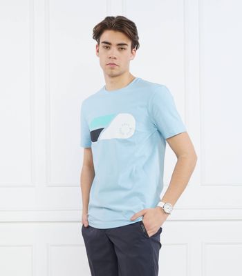 T-shirt męski w stylu młodzieżowym BOSS GREEN ze sklepu: Gomez Fashion Store w kategorii: T-shirty męskie - zdjęcie 874714-BD9-10338_BG232M000060460