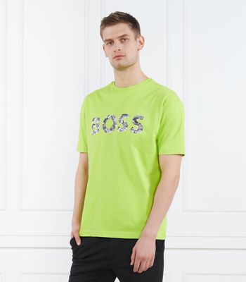 T-shirt męski młodzieżowy BOSS GREEN ze sklepu: Gomez Fashion Store w kategorii: T-shirty męskie - zdjęcie 874714-BD9-10338_BG232M000063325