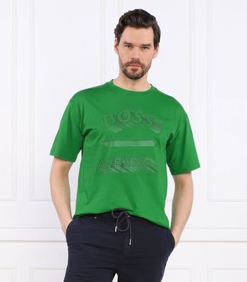 T-shirt męski młodzieżowy wiosenny BOSS GREEN ze sklepu: Gomez Fashion Store w kategorii: T-shirty męskie - zdjęcie 874714-BD9-10338_BG232M000074342