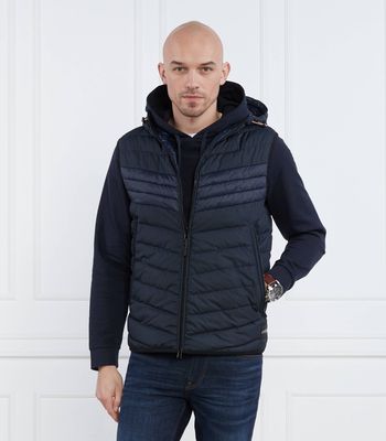 Kamizelka męska casualowa wiosenna BOSS BLACK ze sklepu: Gomez Fashion Store w kategorii: Kamizelki męskie - zdjęcie 874714-BD9-10338_BB232M000003404