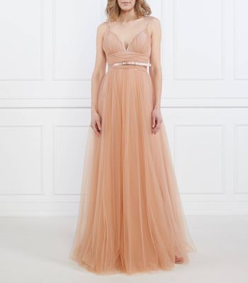 Elisabetta Franchi - Sukienka wiosenna ze sklepu: Gomez Fashion Store w kategorii: Sukienki - zdjęcie 874714-BD9-10338_EF232W000036181