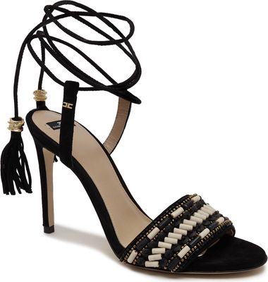 Sandały damskie na lato Elisabetta Franchi ze sklepu: Gomez Fashion Store w kategorii: Sandały damskie - zdjęcie 874714-BD9-10338_EF232W000061585