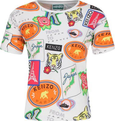 Bluzka dziewczęca na lato KENZO KIDS ze sklepu: Gomez Fashion Store w kategorii: Bluzki dziewczęce