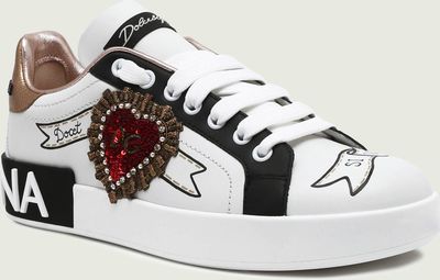 Trampki damskie wiosenne Dolce & Gabbana ze sklepu: Gomez Fashion Store w kategorii: Trampki damskie - zdjęcie 874714-BD9-10338_DG232W000003206
