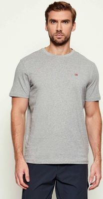 T-shirt męski casual Napapijri ze sklepu: Gomez Fashion Store w kategorii: T-shirty męskie - zdjęcie 874714-BD9-10338_NA232M000010160