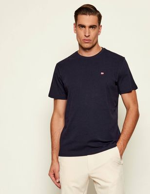 T-shirt męski Napapijri ze sklepu: Gomez Fashion Store w kategorii: T-shirty męskie - zdjęcie 874714-BD9-10338_NA232M000010176