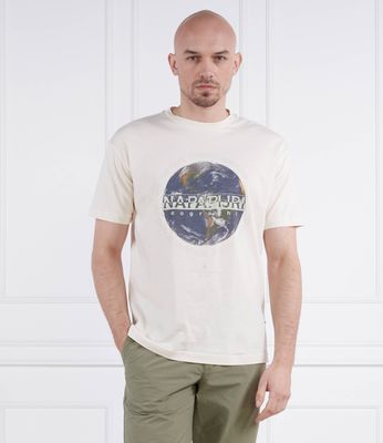 T-shirt męski Napapijri ze sklepu: Gomez Fashion Store w kategorii: T-shirty męskie - zdjęcie 874714-BD9-10338_NA232M000043235