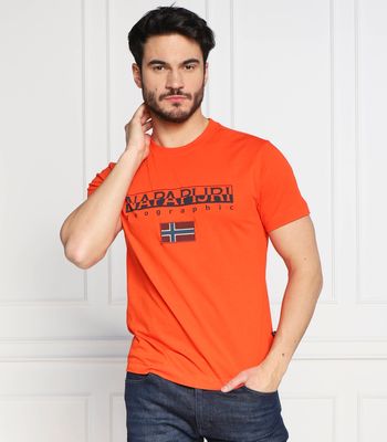 T-shirt męski Napapijri ze sklepu: Gomez Fashion Store w kategorii: T-shirty męskie - zdjęcie 874714-BD9-10338_NA232M000051324