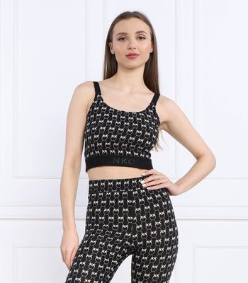 Pinko - Bluzka damska casual ze sklepu: Gomez Fashion Store w kategorii: Bluzki damskie - zdjęcie 874714-BD9-10338_PI232W000144032