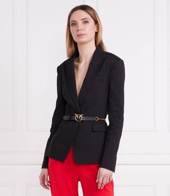 Marynarka jesienny Pinko ze sklepu: Gomez Fashion Store w kategorii: Marynarki damskie - zdjęcie 874714-BD9-10338_PI232W000163099