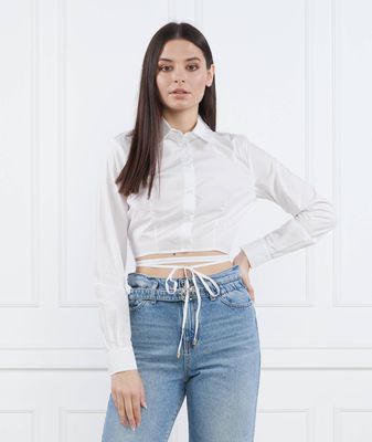 Koszula damska elegancka na wiosnę Pinko ze sklepu: Gomez Fashion Store w kategorii: Koszule damskie - zdjęcie 874714-BD9-10338_PI232W000195004