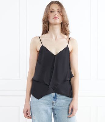 Bluzka damska na lato casual Pinko ze sklepu: Gomez Fashion Store w kategorii: Bluzki damskie - zdjęcie 874714-BD9-10338_PI232W000206099