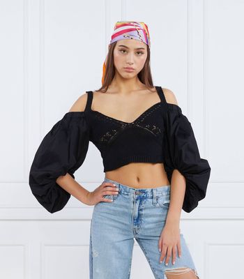 Bluzka damska Pinko ze sklepu: Gomez Fashion Store w kategorii: Bluzki damskie - zdjęcie 874714-BD9-10338_PI232W000208099