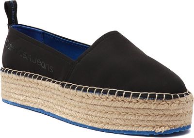 Espadryle damskie na lato Calvin Klein Jeans ze sklepu: Gomez Fashion Store w kategorii: Espadryle damskie - zdjęcie 874714-BD9-10338_CJ232W000056175