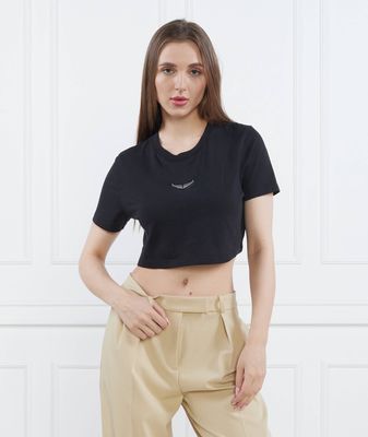 Bluzka damska casual Zadig&Voltaire ze sklepu: Gomez Fashion Store w kategorii: Bluzki damskie - zdjęcie 874714-BD9-10338_ZV232W000008007