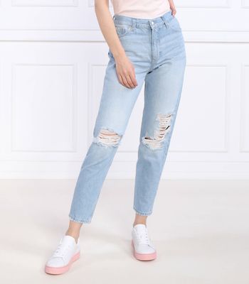 Jeansy damskie casualowe Calvin Klein Jeans ze sklepu: Gomez Fashion Store w kategorii: Jeansy damskie - zdjęcie 874714-BD9-10338_CJ232W000069196