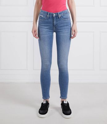 Jeansy damskie casualowe Calvin Klein Jeans ze sklepu: Gomez Fashion Store w kategorii: Jeansy damskie - zdjęcie 874714-BD9-10338_CJ232W000071195