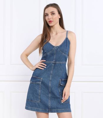 Sukienka Calvin Klein Jeans ze sklepu: Gomez Fashion Store w kategorii: Sukienki - zdjęcie 874714-BD9-10338_CJ232W000090195
