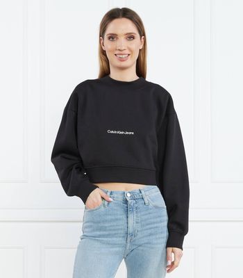 Bluza damska jesienna Calvin Klein Jeans ze sklepu: Gomez Fashion Store w kategorii: Bluzy damskie - zdjęcie 874714-BD9-10338_CJ232W000097A81