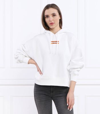 Bluza damska jesienna Calvin Klein Jeans ze sklepu: Gomez Fashion Store w kategorii: Bluzy damskie - zdjęcie 874714-BD9-10338_CJ232W000101210