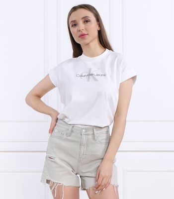 Bluzka damska Calvin Klein Jeans ze sklepu: Gomez Fashion Store w kategorii: Bluzki damskie - zdjęcie 874714-BD9-10338_CJ232W000103210