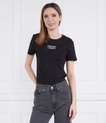 Bluzka damska Calvin Klein Jeans ze sklepu: Gomez Fashion Store w kategorii: Bluzki damskie - zdjęcie 874714-BD9-10338_CJ232W000104A81